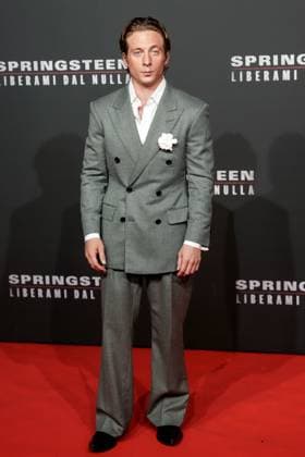 Jeremy Allen White attends the Springsteen: Deliver Me From Nowhere photocall at Cinema Moderno in Rome (Italy), October 10, 2025. AntoniettaxBaldassarre