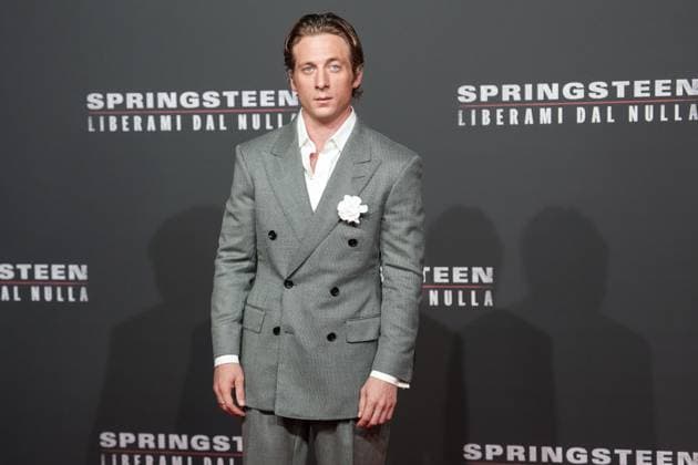 Jeremy Allen White attends the Springsteen: Deliver Me From Nowhere photocall at Cinema Moderno in Rome (Italy), October 10, 2025. AntoniettaxBaldassarre