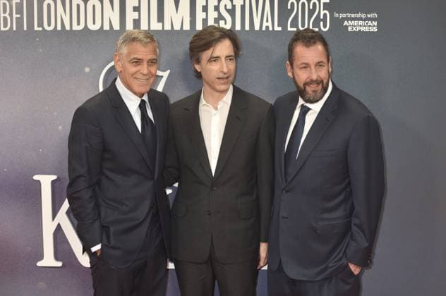 Screening of Jay Kelly at the Southbank Centre, Royal Festival Hall as part of the BFI London Film Festival Featuring: George Clooney, Noah Baumbach and Adam Sandler Where: London, United Kingdom When: 10 Oct 2025 Credit: Sue Andrews Cover Images EDITORIAL USE ONLY. NOT FOR USE BY NEWSPAPERS BASED IN THE UK. Copyright: xx coverimg55169175