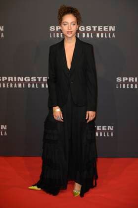 Springsteen Liberami dal nulla red carpet in Rome, Italy - 10 Oct 2025 Antonia Fotaras attends the Springsteen Liberami dal Nulla movie red carpet at The Space Cinema Moderno. Rome Italy Copyright: xMarioxCartellix xSOPAxImagesx _DSC4183