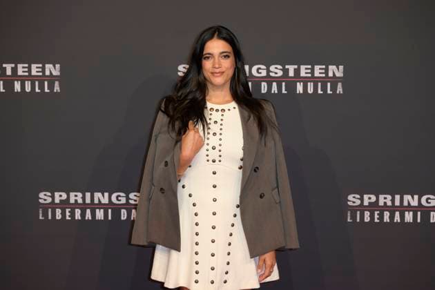 Springsteen Liberami dal nulla red carpet Ester Pantano attends the Springsteen Liberami dal Nulla movie red carpet at The Space Cinema Moderno. Rome Italy Copyright: xMarioxCartellix _DSC4204