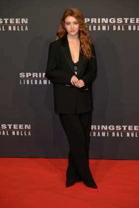 Springsteen Liberami dal nulla red carpet in Rome, Italy - 10 Oct 2025 Gaia Masciale attends the Springsteen Liberami dal Nulla movie red carpet at The Space Cinema Moderno. Rome Italy Copyright: xMarioxCartellix xSOPAxImagesx _DSC4231