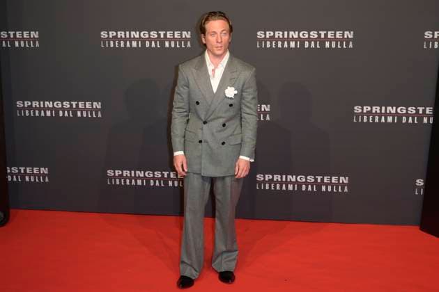 Springsteen Liberami dal nulla red carpet in Rome, Italy - 10 Oct 2025 Jeremy Allen White attends the Springsteen Liberami dal Nulla movie red carpet at The Space Cinema Moderno. Rome Italy Copyright: xMarioxCartellix xSOPAxImagesx _DSC4444