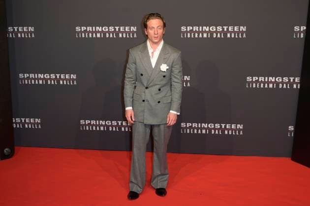 Springsteen Liberami dal nulla red carpet in Rome, Italy - 10 Oct 2025 Jeremy Allen White attends the Springsteen Liberami dal Nulla movie red carpet at The Space Cinema Moderno. Rome Italy Copyright: xMarioxCartellix xSOPAxImagesx _DSC4446