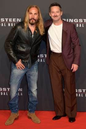 Springsteen Liberami dal nulla red carpet in Rome, Italy - 10 Oct 2025 Marco Perego (l) and Scott Cooper (r) attend the Springsteen Liberami dal Nulla movie red carpet at The Space Cinema Moderno. Rome Italy Copyright: xMarioxCartellix xSOPAxImagesx _DSC4542