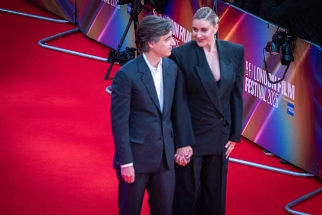 Jay Kelly Headline Gala - The 69th BFI London Film Festival in London - 10 Oct 2025 Noah Baumbach and Greta Gerwig attend the Headline Gala screening of Jay Kelly during the 69th BFI London Film Festival at The Royal Festival Hall. London United Kingdom Copyright: xLoredanaxSangiulianox xSOPAxImagesx LSangiuliano-4887