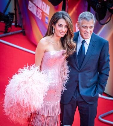 Jay Kelly Headline Gala - The 69th BFI London Film Festival in London - 10 Oct 2025 Amal Clooney and George Clooney attend the Headline Gala screening of Jay Kelly during the 69th BFI London Film Festival at The Royal Festival Hall. London United Kingdom Copyright: xLoredanaxSangiulianox xSOPAxImagesx LSangiuliano-4767