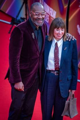 Jay Kelly Headline Gala - The 69th BFI London Film Festival in London - 10 Oct 2025 Sir Lenny Henry and Lisa Makin attend the Headline Gala screening of Jay Kelly during the 69th BFI London Film Festival at The Royal Festival Hall. London United Kingdom Copyright: xLoredanaxSangiulianox xSOPAxImagesx LSangiuliano-4706