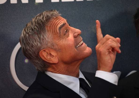 Jay Kelly premiere London, UK. George Clooney at the Jay Kelly premiere. 69th BFI London Film Festival. Royal Festival Hall. 10th October 2025. LMK11-S101025-002 Steve Bealing Landmark Media 