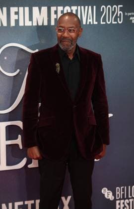 Jay Kelly premiere London, UK. Lenny Henry at the Jay Kelly premiere. 69th BFI London Film Festival. Royal Festival Hall. 10th October 2025. LMK11-S101025-002 Steve Bealing Landmark Media 
