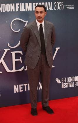 Jay Kelly premiere London, UK. Jamie Demetriou at the Jay Kelly premiere. 69th BFI London Film Festival. Royal Festival Hall. 10th October 2025. LMK11-S101025-002 Steve Bealing Landmark Media 