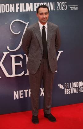 Jay Kelly premiere London, UK. Jamie Demetriou at the Jay Kelly premiere. 69th BFI London Film Festival. Royal Festival Hall. 10th October 2025. LMK11-S101025-002 Steve Bealing Landmark Media 