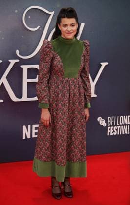Jay Kelly premiere London, UK. Grace Edwards at the Jay Kelly premiere. 69th BFI London Film Festival. Royal Festival Hall. 10th October 2025. LMK11-S101025-002 Steve Bealing Landmark Media 