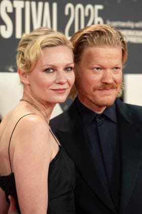 London BFI Bugonia Premiere Kirsten Dunst and Jesse Plemons attending the Bugonia Premiere as part of the BFI London Film Festival in London, England on October 10, 2025. Photo by Aurore Marechal ABACAPRESS.COM London  Copyright: xMarechalxAurore ABACAx