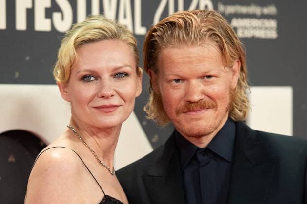 London BFI Bugonia Premiere Kirsten Dunst and Jesse Plemons attending the Bugonia Premiere as part of the BFI London Film Festival in London, England on October 10, 2025. Photo by Aurore Marechal ABACAPRESS.COM London  Copyright: xMarechalxAurore ABACAx