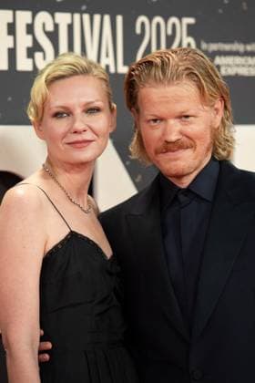 London BFI Bugonia Premiere Kirsten Dunst and Jesse Plemons attending the Bugonia Premiere as part of the BFI London Film Festival in London, England on October 10, 2025. Photo by Aurore Marechal ABACAPRESS.COM London  Copyright: xMarechalxAurore ABACAx