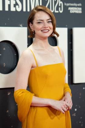 London BFI Bugonia Premiere Emma Stone attending the Bugonia Premiere as part of the BFI London Film Festival in London, England on October 10, 2025. Photo by Aurore Marechal ABACAPRESS.COM London  Copyright: xMarechalxAurore ABACAx
