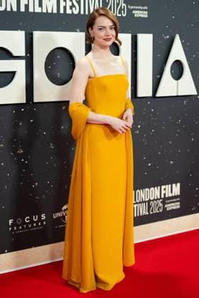 London BFI Bugonia Premiere Emma Stone attending the Bugonia Premiere as part of the BFI London Film Festival in London, England on October 10, 2025. Photo by Aurore Marechal ABACAPRESS.COM London  Copyright: xMarechalxAurore ABACAx