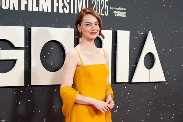 London BFI Bugonia Premiere Emma Stone attending the Bugonia Premiere as part of the BFI London Film Festival in London, England on October 10, 2025. Photo by Aurore Marechal ABACAPRESS.COM London  Copyright: xMarechalxAurore ABACAx