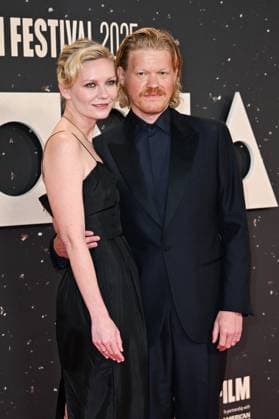 London BFI Bugonia Premiere Kirsten Dunst and Jesse Plemons attending the Bugonia Premiere as part of the BFI London Film Festival in London, England on October 10, 2025. Photo by Aurore Marechal ABACAPRESS.COM London  Copyright: xMarechalxAurore ABACAx