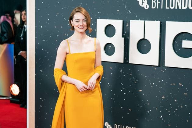 Bugonia Headline Gala - The 69th BFI London Film Festival Emma Stone attends the Bugonia Headline Gala at the 69th BFI London Film Festival at The Royal Festival Hall London United Kingdom Copyright: xLounisxTiarx xSOPAxImagesx _DSC0102