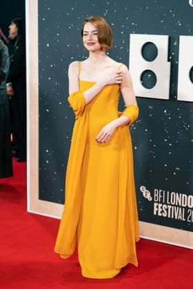 Bugonia Headline Gala - The 69th BFI London Film Festival Emma Stone attends the Bugonia Headline Gala at the 69th BFI London Film Festival at The Royal Festival Hall London United Kingdom Copyright: xLounisxTiarx xSOPAxImagesx _DSC0095
