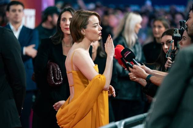 Bugonia Headline Gala - The 69th BFI London Film Festival Emma Stone attends the Bugonia Headline Gala at the 69th BFI London Film Festival at The Royal Festival Hall London United Kingdom Copyright: xLounisxTiarx xSOPAxImagesx _DSC0236