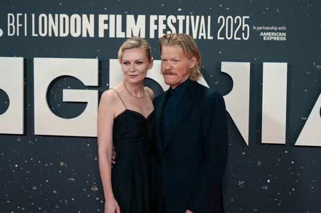 Bugonia Headline Gala - The 69th BFI London Film Festival Kirsten Dunst and Jesse Plemons attend the Bugonia Headline Gala at the 69th BFI London Film Festival at The Royal Festival Hall. London United Kingdom Copyright: xLounisxTiarx xSOPAxImagesx _DSC9984