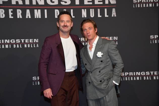 Rome, Cinema The Space Moderno Premiere of the film Springsteen Deliver Me From Nothing , In the photo: Scott Cooper Jeremy White  Copyright: xVincenzoxLandix xipa-agency.netx xVincenzoxLandix IPA_Agency_IPA66413478