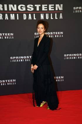 Rome, Cinema The Space Moderno Premiere of the film Springsteen Deliver Me From Nothingness , In the photo: Antonia Fotaras  Copyright: xVincenzoxLandix xipa-agency.netx xVincenzoxLandix IPA_Agency_IPA66413529