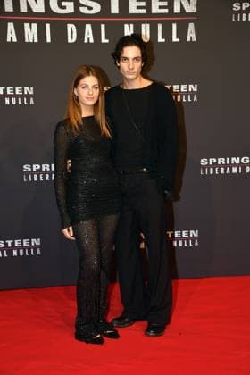 Rome, Cinema The Space Moderno Premiere of the film Springsteen Deliver Me From Nothingness , In the photo: Margherita Mazzucco and Ciro  Copyright: xVincenzoxLandix xipa-agency.netx xVincenzoxLandix IPA_Agency_IPA66413587