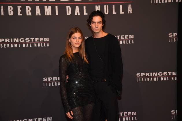 Rome, Cinema The Space Moderno Premiere of the film Springsteen Deliver Me From Nothingness , In the photo: Margherita Mazzucco and Ciro  Copyright: xVincenzoxLandix xipa-agency.netx xVincenzoxLandix IPA_Agency_IPA66413591