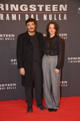 Rome, Cinema The Space Moderno Premiere of the film Springsteen Deliver Me From Nothingness , In the photo: Tizianao Russo and Viola Violi  Copyright: xVincenzoxLandix xipa-agency.netx xVincenzoxLandix IPA_Agency_IPA66413636