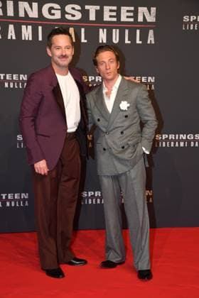 Rome, Cinema The Space Moderno Premiere of the film Springsteen Deliver Me From Nothing , In the photo: Scott Cooper Jeremy White  Copyright: xVincenzoxLandix xipa-agency.netx xVincenzoxLandix IPA_Agency_IPA66413759