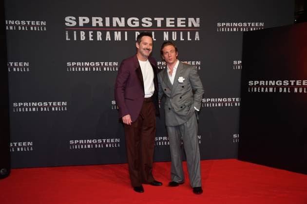 Rome, Cinema The Space Moderno Premiere of the film Springsteen Deliver Me From Nothing , In the photo: Scott Cooper Jeremy White  Copyright: xVincenzoxLandix xipa-agency.netx xVincenzoxLandix IPA_Agency_IPA66413761