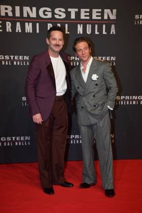 Rome, Cinema The Space Moderno Premiere of the film Springsteen Deliver Me From Nothing , In the photo: Scott Cooper Jeremy White  Copyright: xVincenzoxLandix xipa-agency.netx xVincenzoxLandix IPA_Agency_IPA66413763