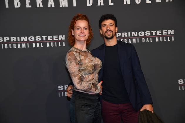 Rome, Cinema The Space Moderno Premiere of the film Springsteen Deliver Me From Nothingness , In the photo: Manuela Zanier Gabriele Vender  Copyright: xVincenzoxLandix xipa-agency.netx xVincenzoxLandix IPA_Agency_IPA66413820