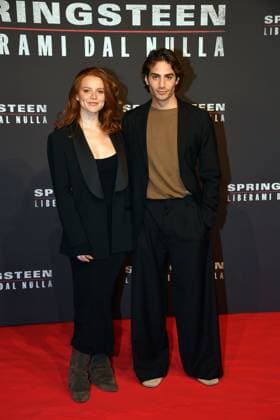Rome, Cinema The Space Moderno Premiere of the film Springsteen Deliver Me From Nothingness , In the photo: Ludovica Bizzaglia Alberto Rossi  Copyright: xVincenzoxLandix xipa-agency.netx xVincenzoxLandix IPA_Agency_IPA66413825