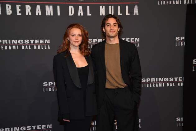 Rome, Cinema The Space Moderno Premiere of the film Springsteen Deliver Me From Nothingness , In the photo: Ludovica Bizzaglia Alberto Rossi  Copyright: xVincenzoxLandix xipa-agency.netx xVincenzoxLandix IPA_Agency_IPA66413826