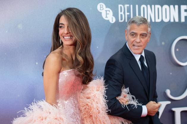 London BFI Jay Kelly Premiere Amal Clooney and George Clooney attending the Jay Kelly Premiere as part of the BFI London Film Festival in London, England on October 10, 2025. Photo by Aurore Marechal ABACAPRESS.COM London  Copyright: xMarechalxAurore ABACAx