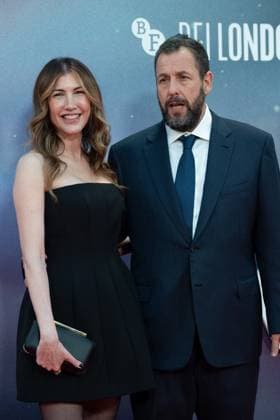 London BFI Jay Kelly Premiere Jackie Sandler and Adam Sandler attending the Jay Kelly Premiere as part of the BFI London Film Festival in London, England on October 10, 2025. Photo by Aurore Marechal ABACAPRESS.COM London  Copyright: xMarechalxAurore ABACAx