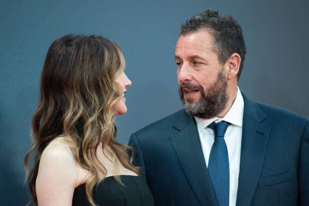 London BFI Jay Kelly Premiere Jackie Sandler and Adam Sandler attending the Jay Kelly Premiere as part of the BFI London Film Festival in London, England on October 10, 2025. Photo by Aurore Marechal ABACAPRESS.COM London  Copyright: xMarechalxAurore ABACAx