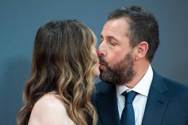 London BFI Jay Kelly Premiere Jackie Sandler and Adam Sandler attending the Jay Kelly Premiere as part of the BFI London Film Festival in London, England on October 10, 2025. Photo by Aurore Marechal ABACAPRESS.COM London  Copyright: xMarechalxAurore ABACAx