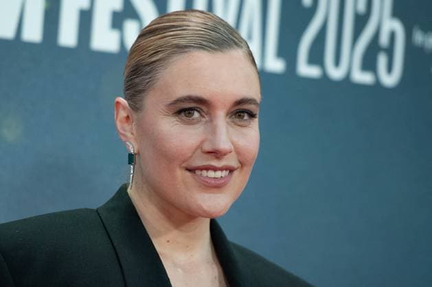 London BFI Jay Kelly Premiere Greta Gerwig attending the Jay Kelly Premiere as part of the BFI London Film Festival in London, England on October 10, 2025. Photo by Aurore Marechal ABACAPRESS.COM London  Copyright: xMarechalxAurore ABACAx