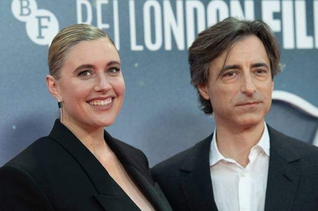 London BFI Jay Kelly Premiere Greta Gerwig and Noah Baumbach attending the Jay Kelly Premiere as part of the BFI London Film Festival in London, England on October 10, 2025. Photo by Aurore Marechal ABACAPRESS.COM London  Copyright: xMarechalxAurore ABACAx