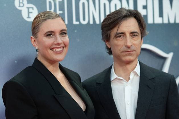 London BFI Jay Kelly Premiere Greta Gerwig and Noah Baumbach attending the Jay Kelly Premiere as part of the BFI London Film Festival in London, England on October 10, 2025. Photo by Aurore Marechal ABACAPRESS.COM London  Copyright: xMarechalxAurore ABACAx