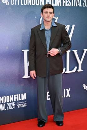 London BFI Jay Kelly Premiere Charlie Rowe attending the Jay Kelly Premiere as part of the BFI London Film Festival in London, England on October 10, 2025. Photo by Aurore Marechal ABACAPRESS.COM London  Copyright: xMarechalxAurore ABACAx