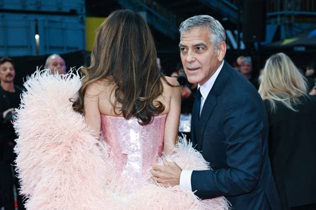 London BFI Jay Kelly Premiere George Clooney and Amal Clooney attending the Jay Kelly Premiere as part of the BFI London Film Festival in London, England on October 10, 2025. Photo by Aurore Marechal ABACAPRESS.COM London  Copyright: xMarechalxAurore ABACAx