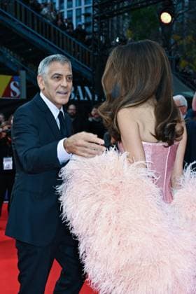 London BFI Jay Kelly Premiere George Clooney and Amal Clooney attending the Jay Kelly Premiere as part of the BFI London Film Festival in London, England on October 10, 2025. Photo by Aurore Marechal ABACAPRESS.COM London  Copyright: xMarechalxAurore ABACAx