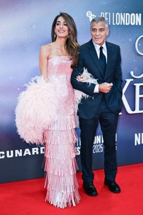 London BFI Jay Kelly Premiere Amal Clooney and George Clooney attending the Jay Kelly Premiere as part of the BFI London Film Festival in London, England on October 10, 2025. Photo by Aurore Marechal ABACAPRESS.COM London  Copyright: xMarechalxAurore ABACAx